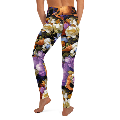 Yoga Leggings - Blooming Cosmos