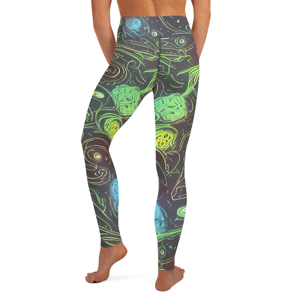 Yoga Leggings - Starfield Scrolls