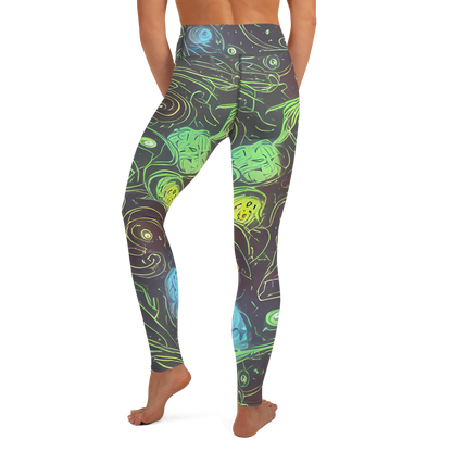 Yoga Leggings - Starfield Scrolls