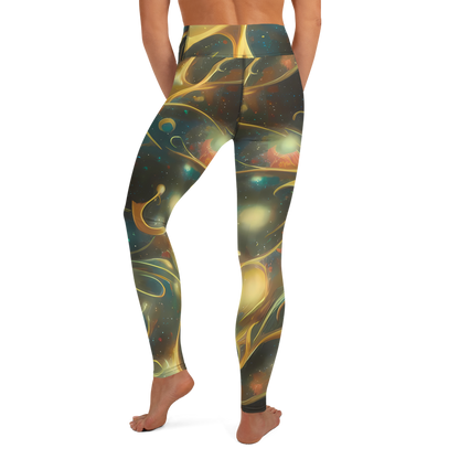 Yoga Leggings - Whispering Galaxies