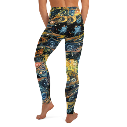 Yoga Leggings - Wild Cosmos