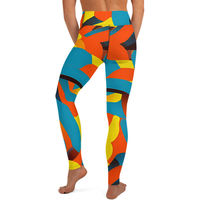 Yoga Leggings - Fragmented Rhapsody