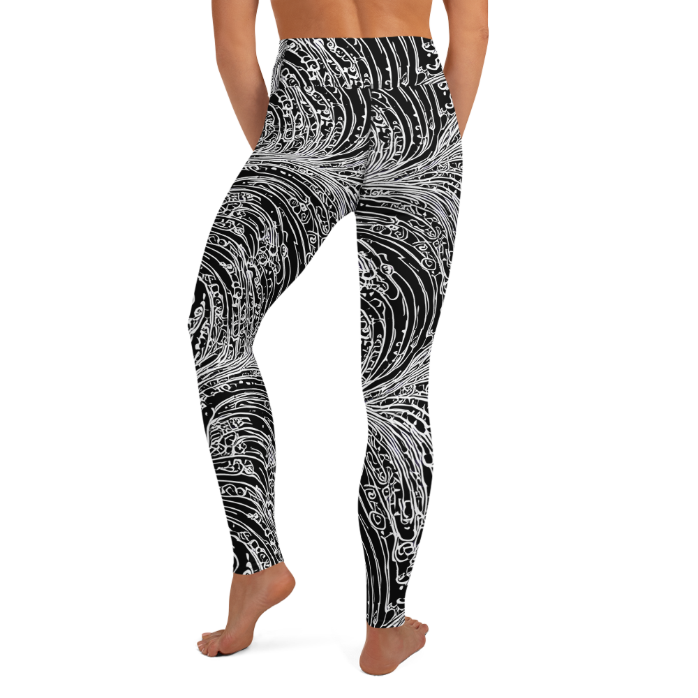 Yoga Leggings - Stellar Tsunami