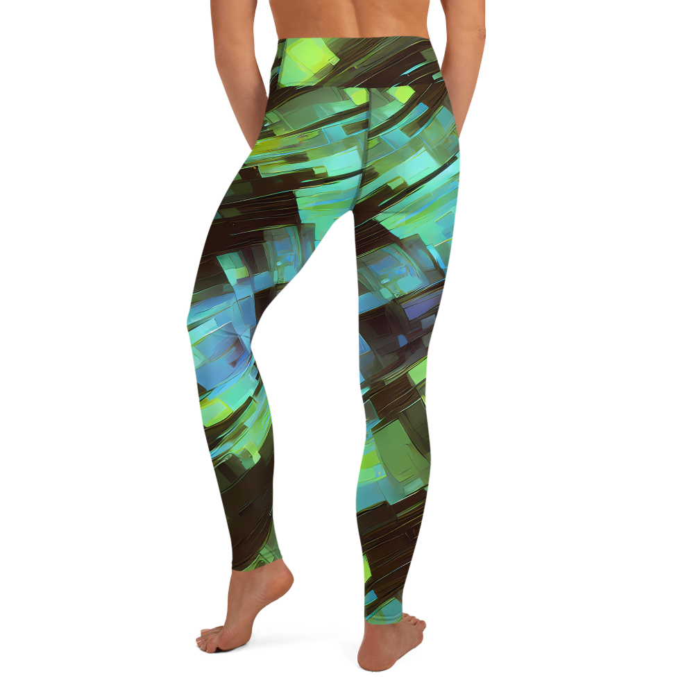 Yoga Leggings - Cyber Shard