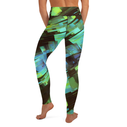 Yoga Leggings - Cyber Shard