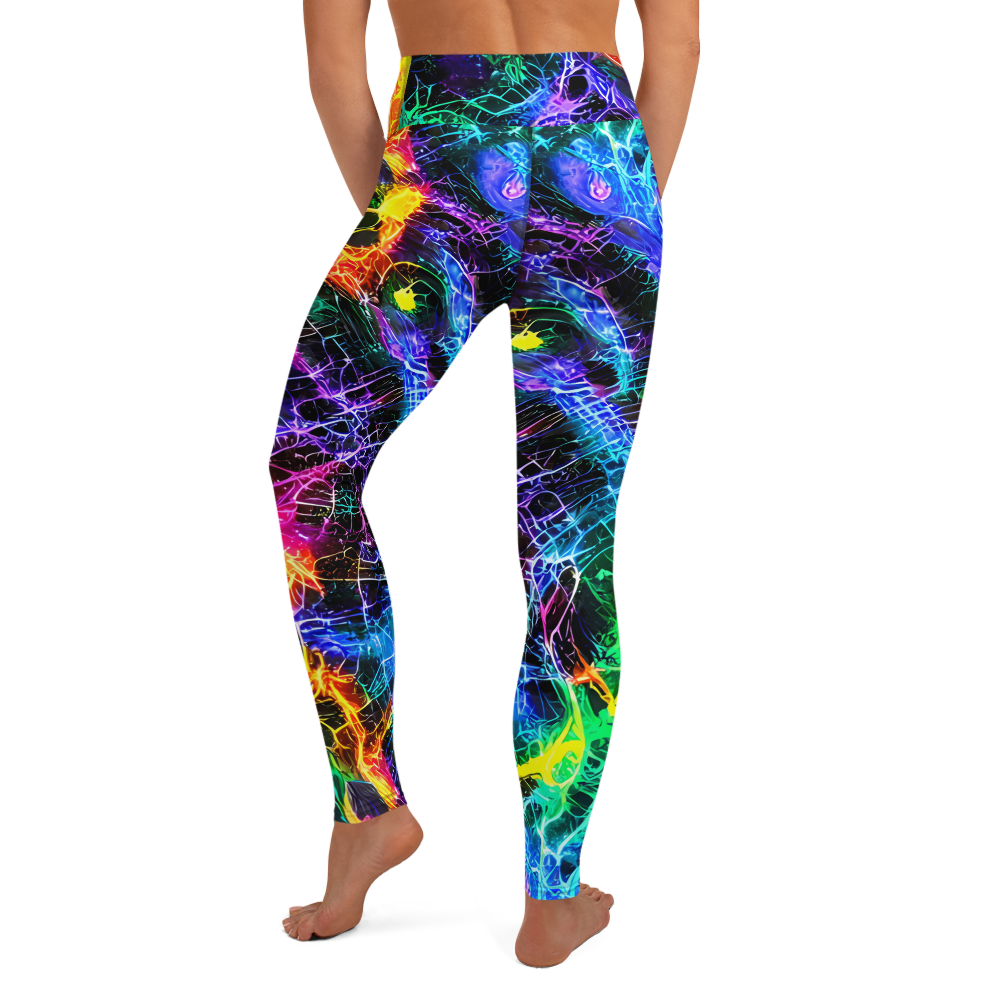 Yoga Leggings - Vivid Veil