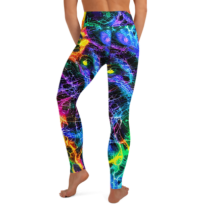 Yoga Leggings - Vivid Veil