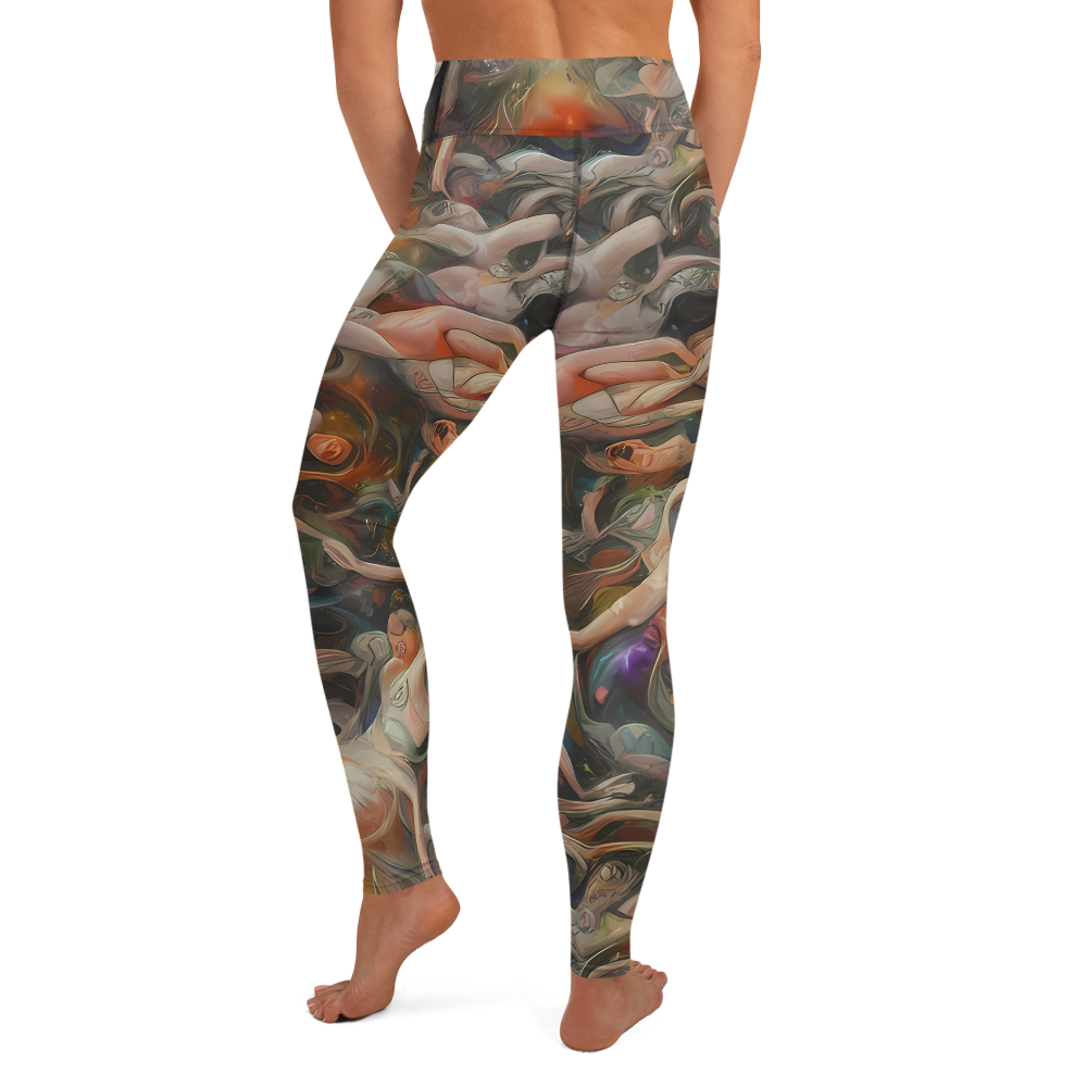 Yoga Leggings - Copper Swirl