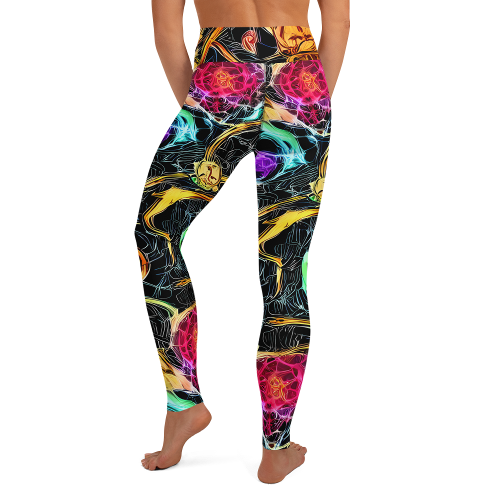 Yoga Leggings - Psychedelic Pulsar