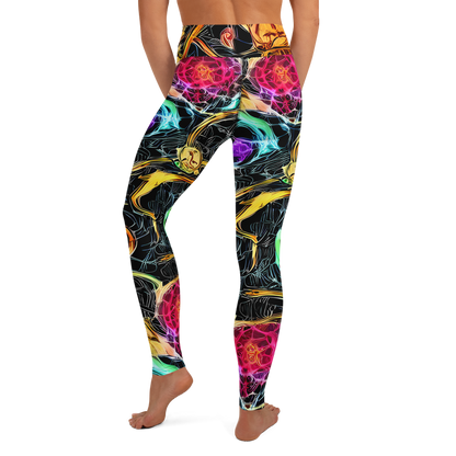 Yoga Leggings - Psychedelic Pulsar