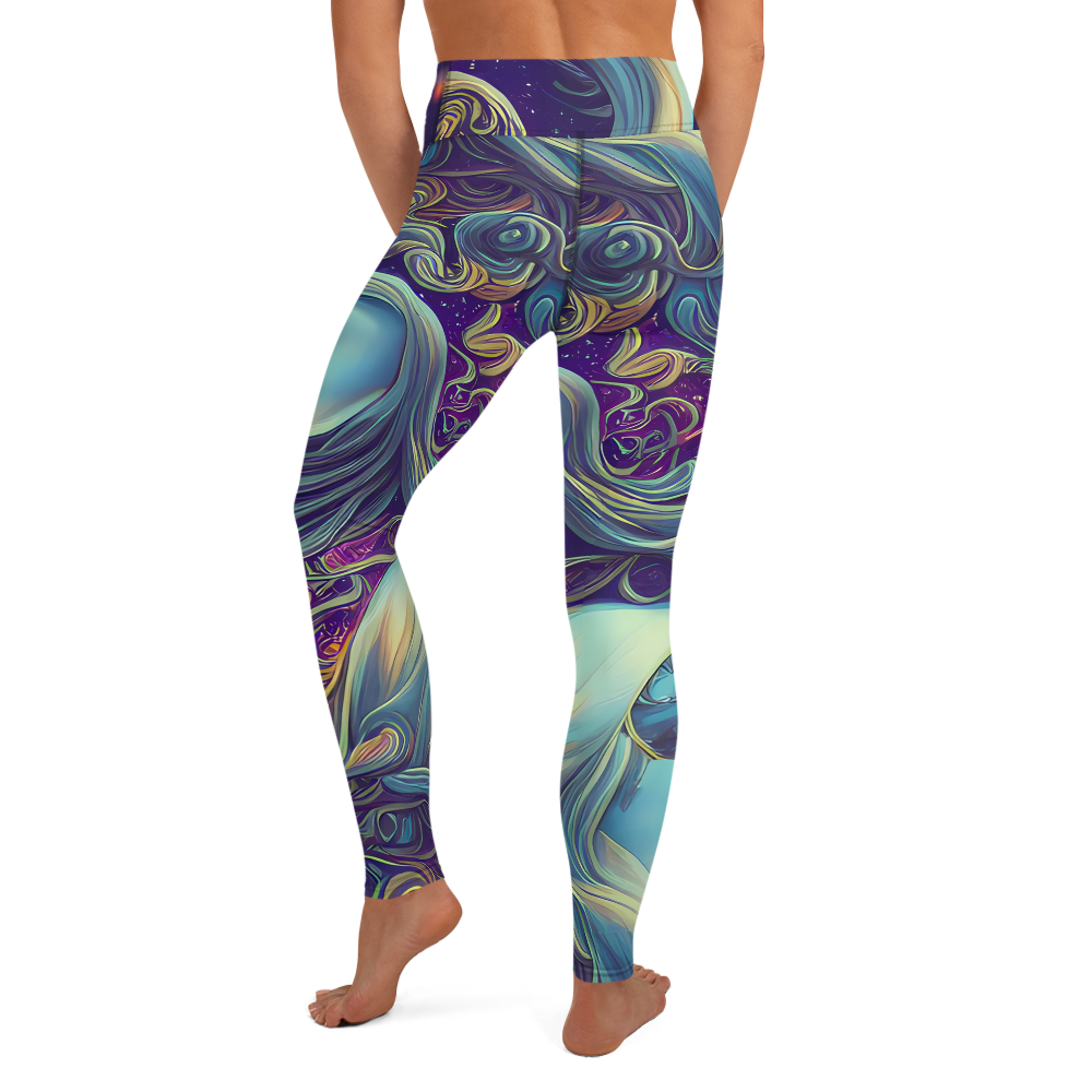 Yoga Leggings - Stellar Waves