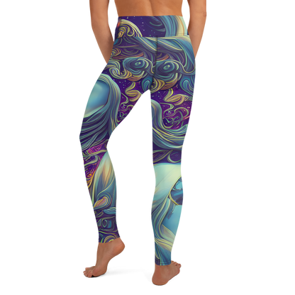 Yoga Leggings - Stellar Waves