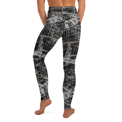 Yoga Leggings - Monochrome Mesh