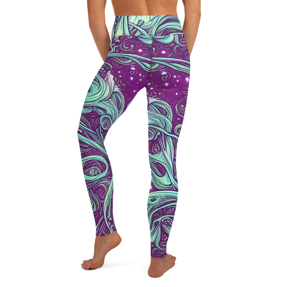 Yoga Leggings - Temple Swirls