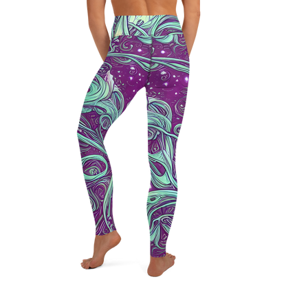 Yoga Leggings - Temple Swirls