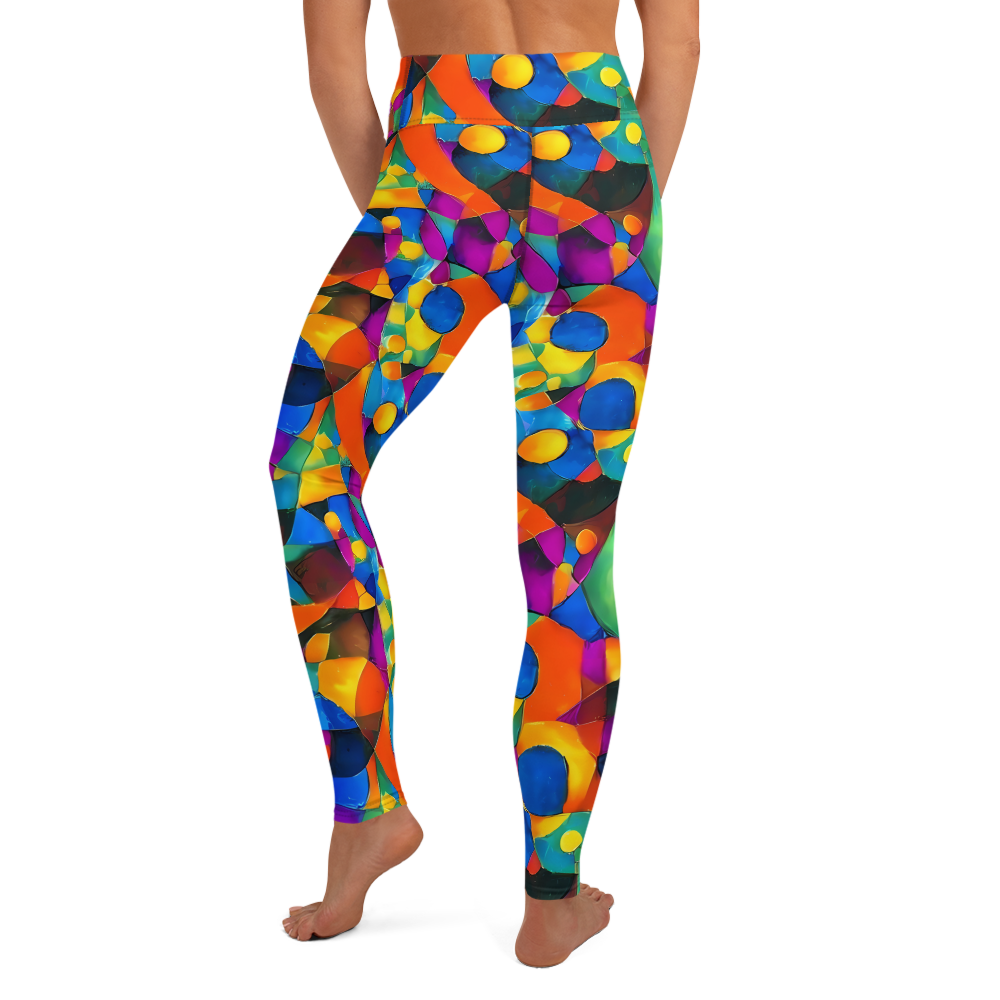 Yoga Leggings - Galactic Jigsaw