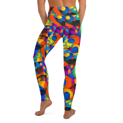 Yoga Leggings - Galactic Jigsaw