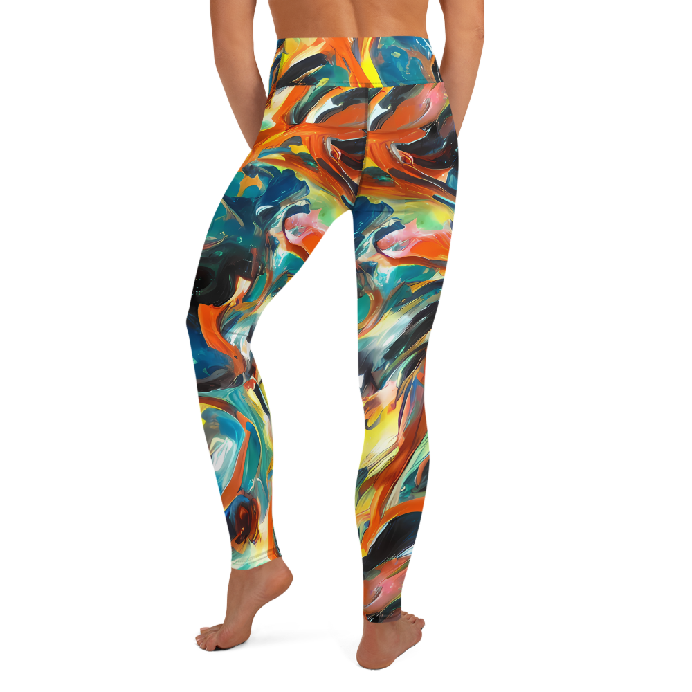 Yoga Leggings - Chromatic Vortex