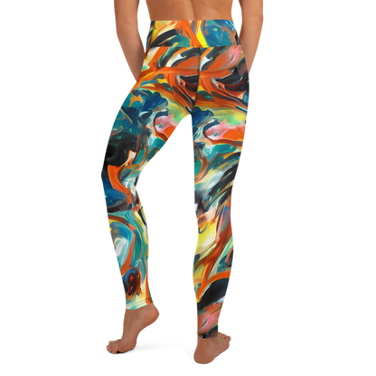 Yoga Leggings - Chromatic Vortex