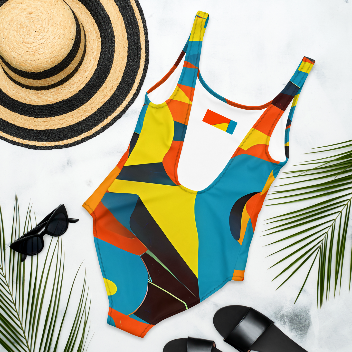 One-Piece Swimsuit - Fragmented Rhapsody