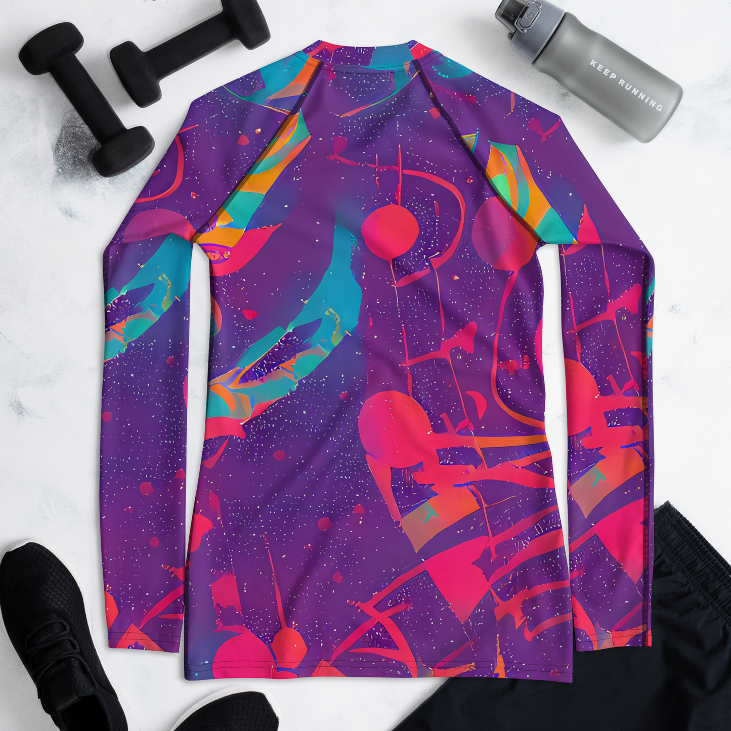 Women's Rash Guard - Spheric Rhapsody