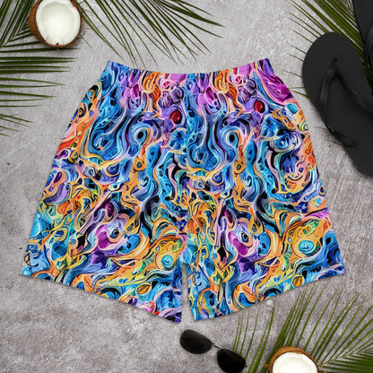 Men's Athletic Shorts - Rococo Vortex