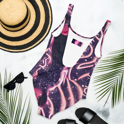 One-Piece Swimsuit - Stardust Siren