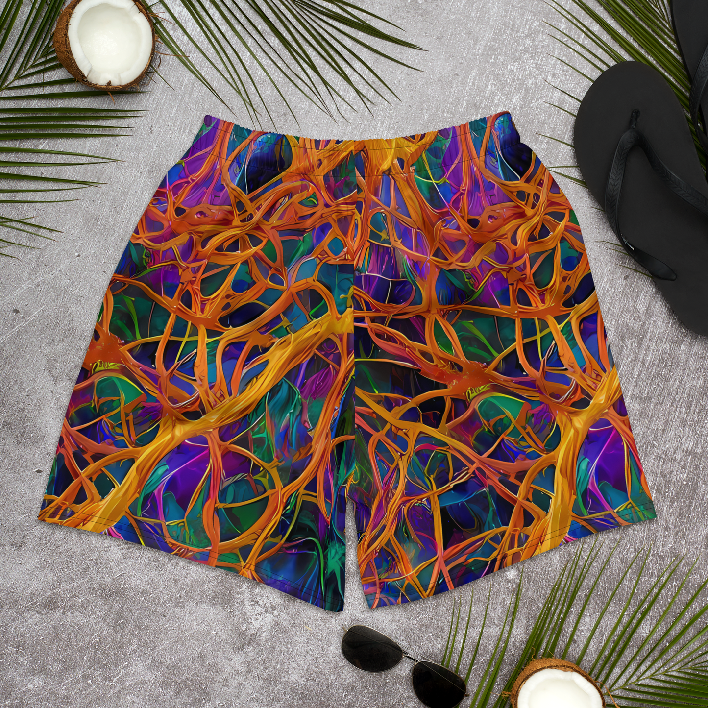 Men's Athletic Shorts - Spectral Weave