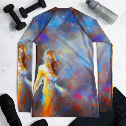 Women's Rash Guard - Impressionist Drift