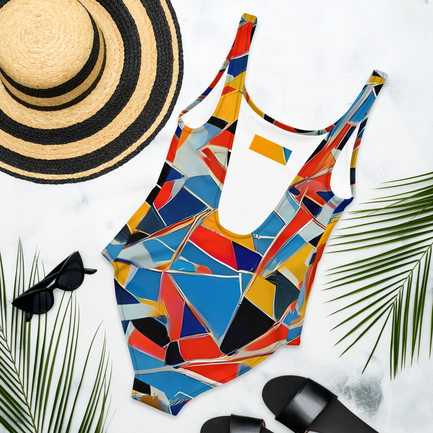 One-Piece Swimsuit - Abstract Mingle