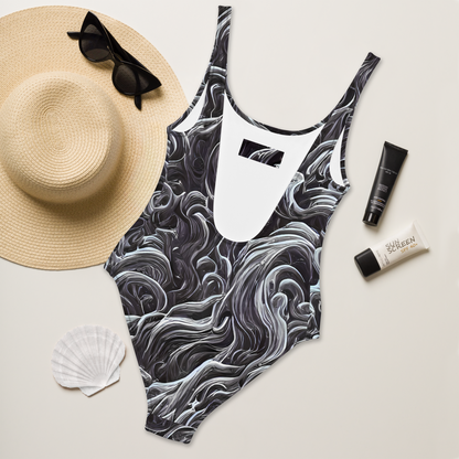 One-Piece Swimsuit - Savrasov Swirls