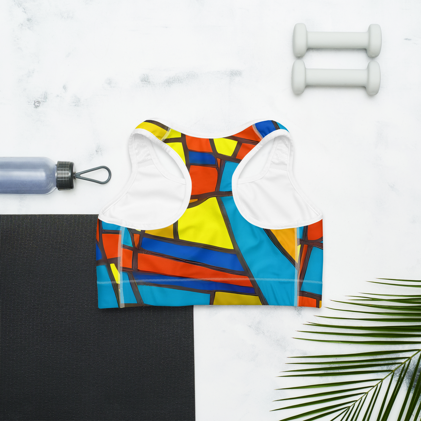 Sports Bra - Mondrian Mesh