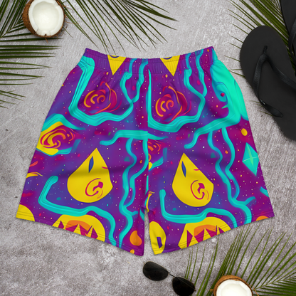 Men's Athletic Shorts - Cosmic Current