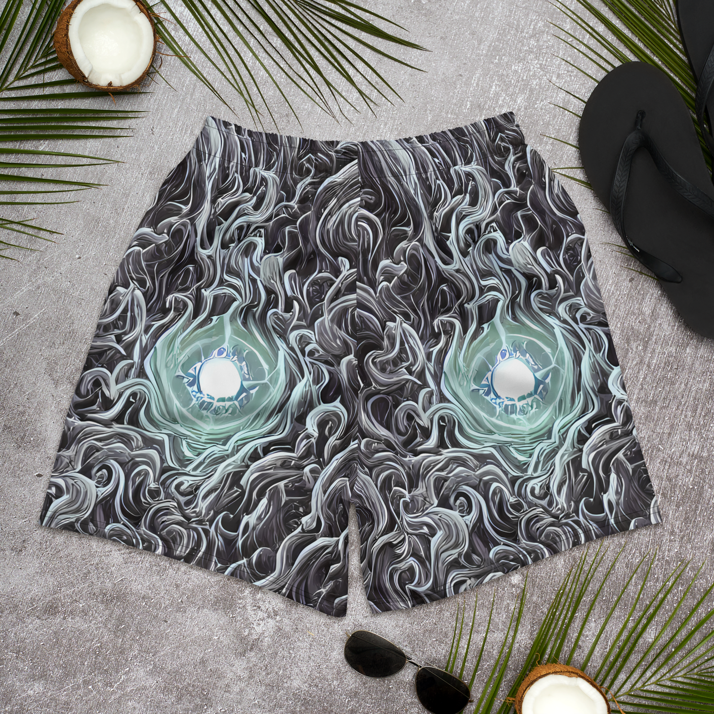 Men's Athletic Shorts - Savrasov Swirls