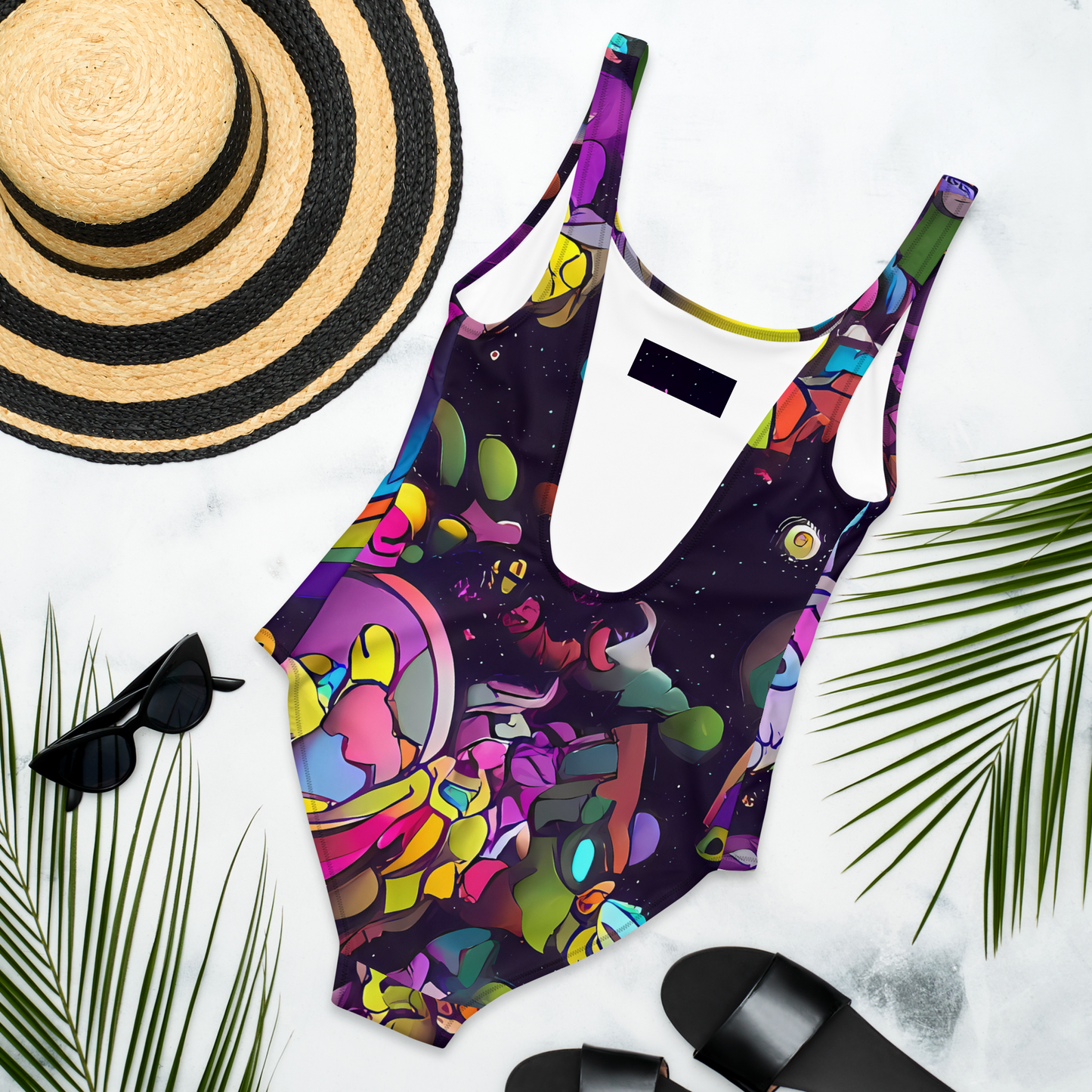 One-Piece Swimsuit - Galactic Playground