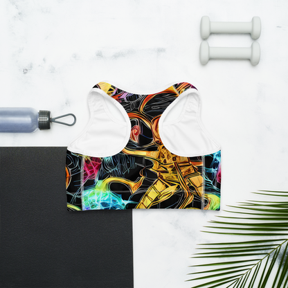 Sports Bra - Psychedelic Pulsar