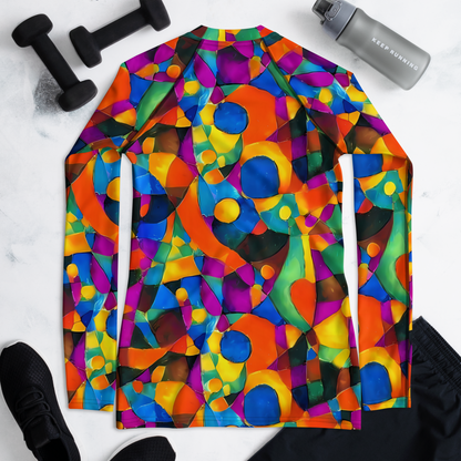 Women's Rash Guard - Galactic Jigsaw