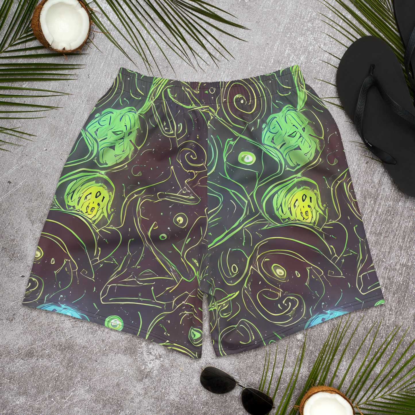 Men's Athletic Shorts - Starfield Scrolls