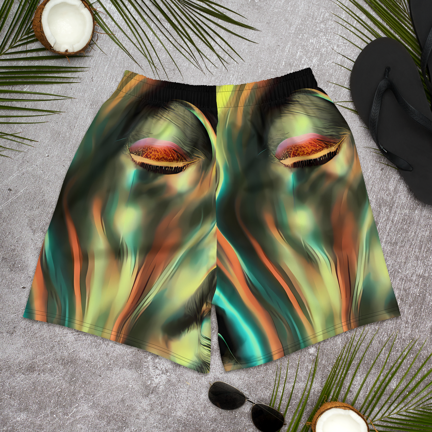 Men's Athletic Shorts - Newtonian Visage