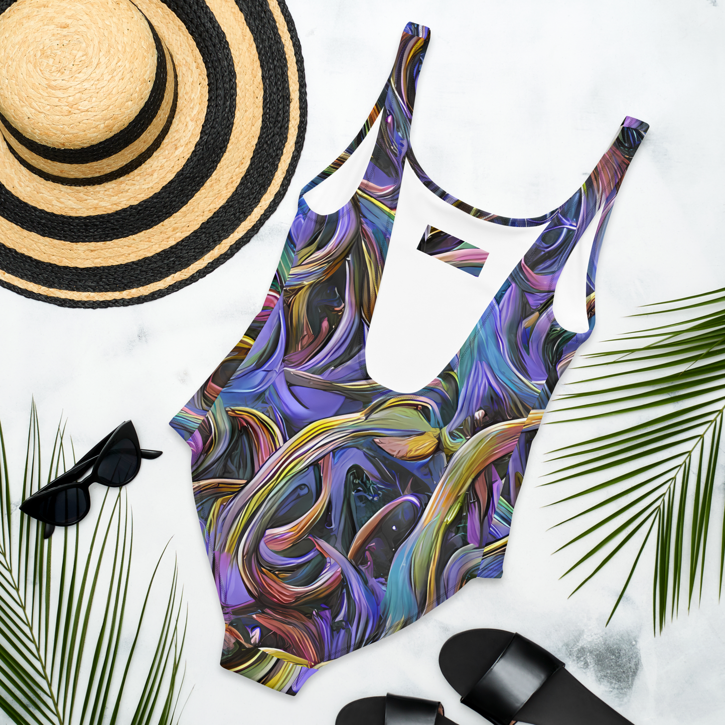 One-Piece Swimsuit - Tanning Twirl