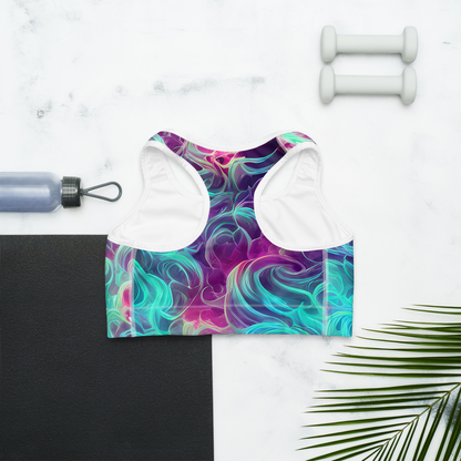 Sports Bra - Galactic Bloom