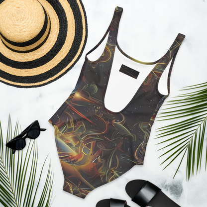 One-Piece Swimsuit - Galactic Swirl