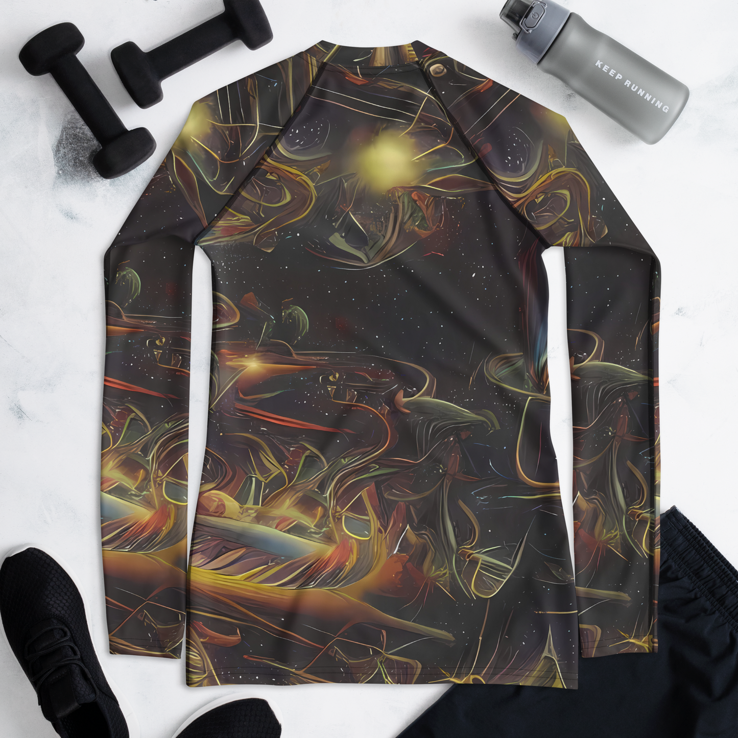 Women's Rash Guard - Galactic Swirl