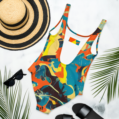 One-Piece Swimsuit - Abstract Tango