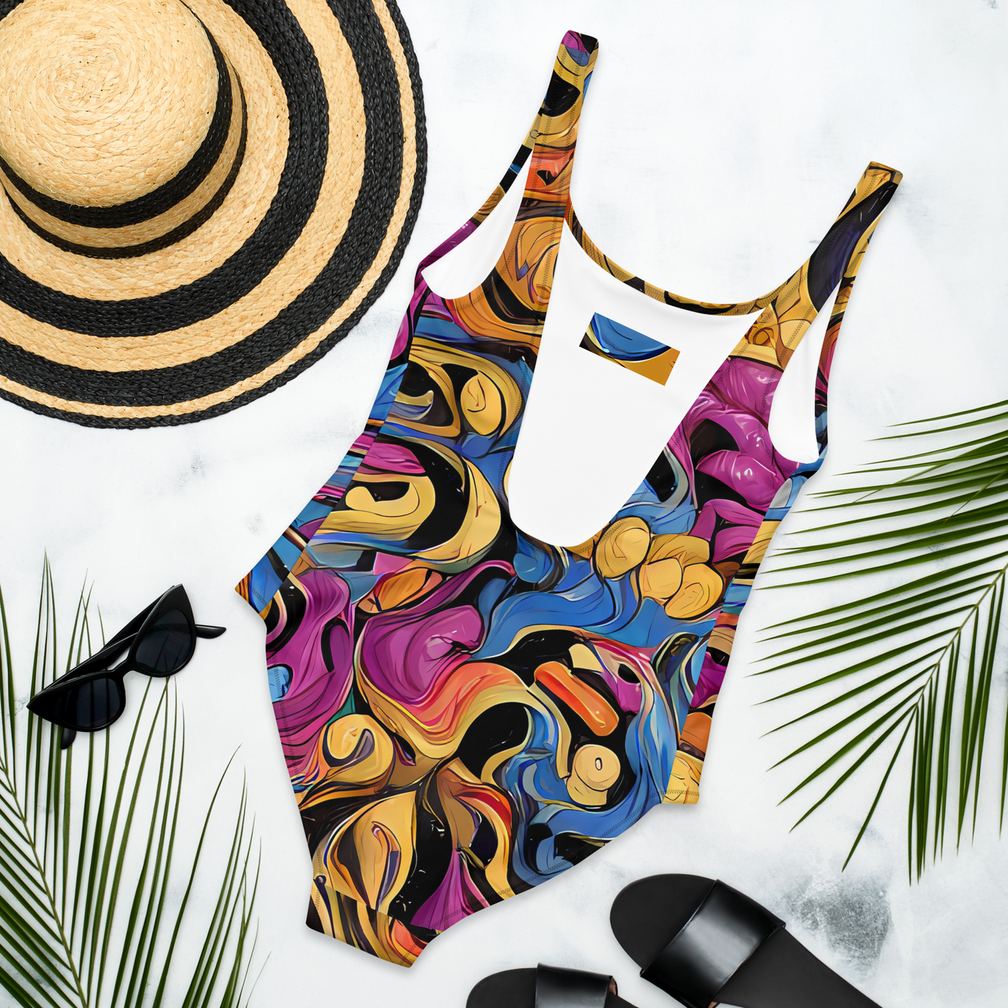 One-Piece Swimsuit - Bosschaert Whorls