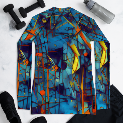 Women's Rash Guard - Abstract Eddy