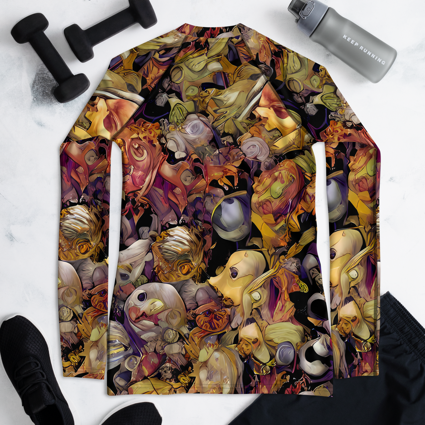 Women's Rash Guard - Arcimboldo Abundance