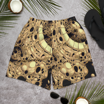 Men's Athletic Shorts - Baroque Orbit