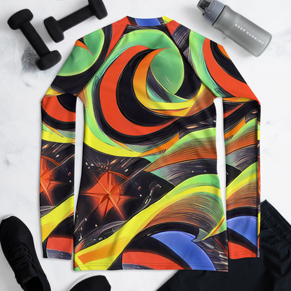 Women's Rash Guard - Tenggren Whirl