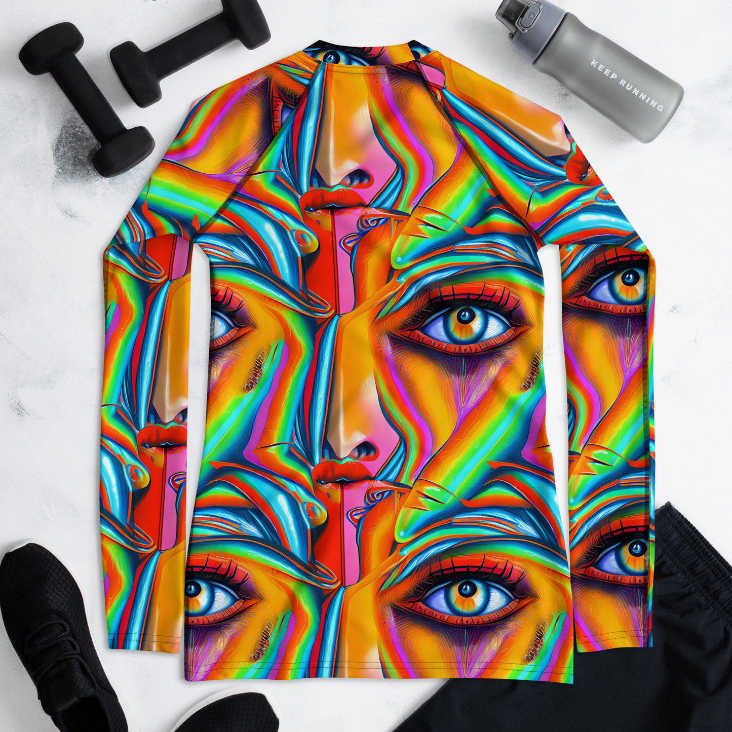 Women's Rash Guard - Kaleidovisions